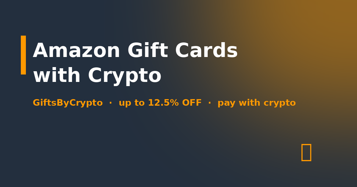 How to Buy Amazon Gift Cards with Crypto (US & India, 2026)