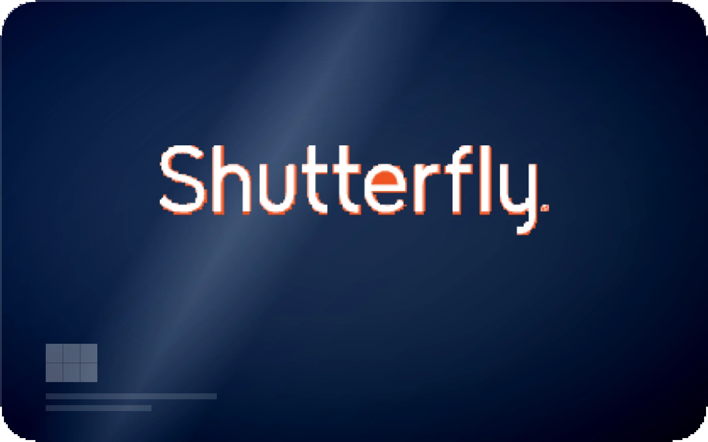 Shutterfly gift card