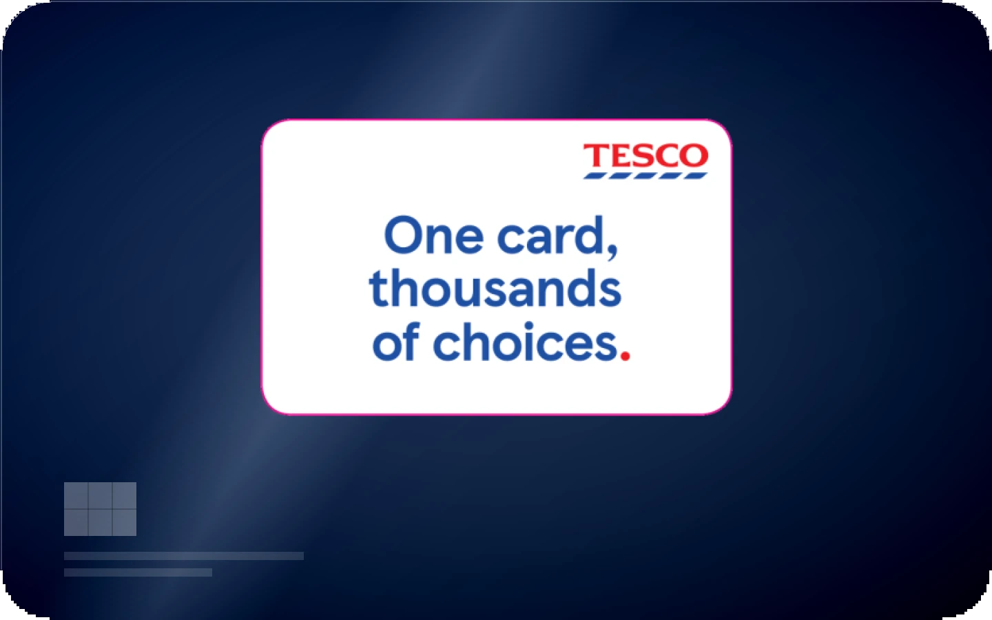 Tesco gift card